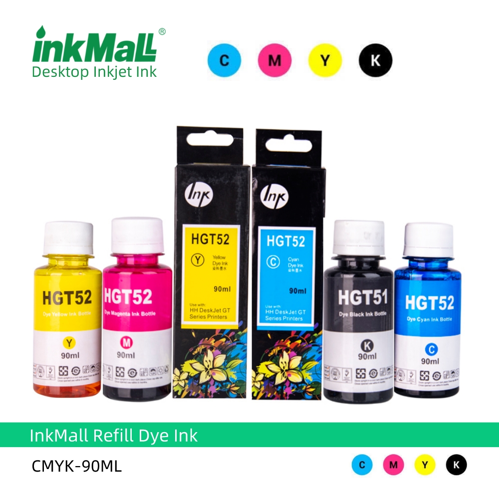 GT51/GT52 series Dye ink for HP printer