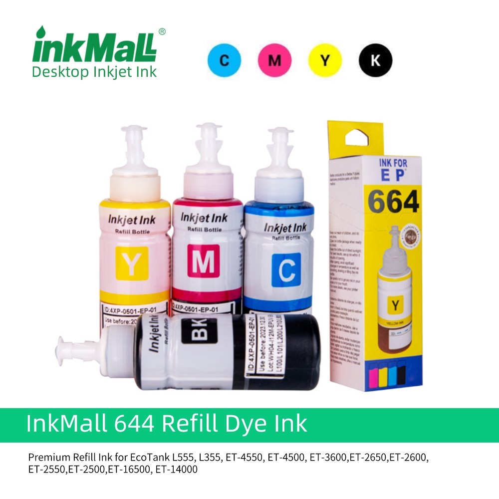 664 Eco Tank Bottle Dye Ink